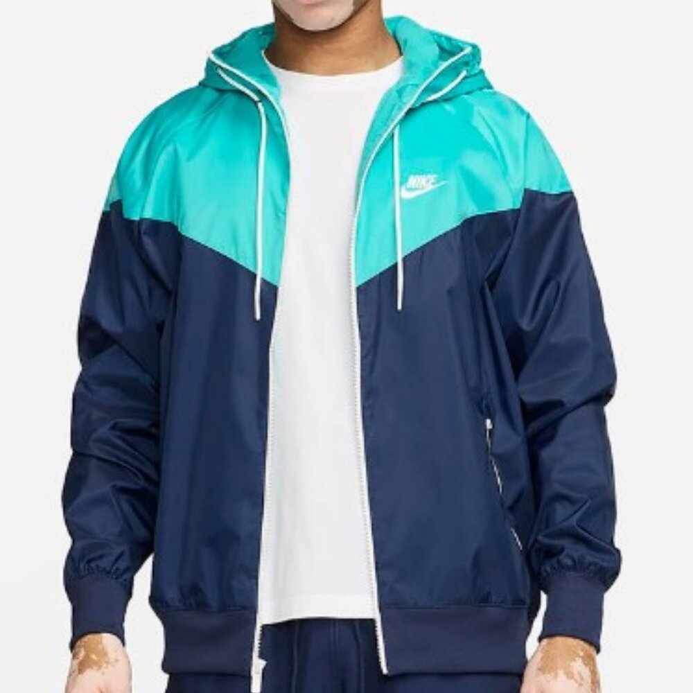 Nike Sportswear Windrunner Zip Up Hooded Track Jacket 727324-413 Size 2XL XXL